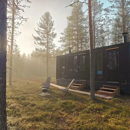 Borealis Village 1 With A Nature View, Fireplace, Sauna, Kitchen * מואוניו