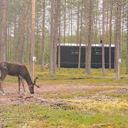 Borealis Village 1 With A Nature View, Fireplace, Sauna, Kitchen Muonio