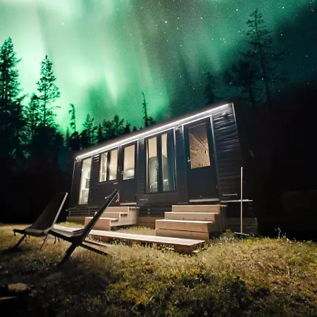 Hébergement de vacances Borealis Village 1 With A Nature View, Fireplace, Sauna, Kitchen Muonio